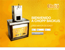 Tablet Screenshot of chopp.com.pe